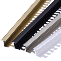 Aluminum alloy wood floor edge strip T-shaped threshold strip metal tile edge strip metal tile edge strip buckle strip
