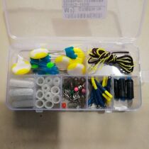 Full set of silicone big thing space bean big thing luxury set box space bean floating seat scale lead floating line set fishing set