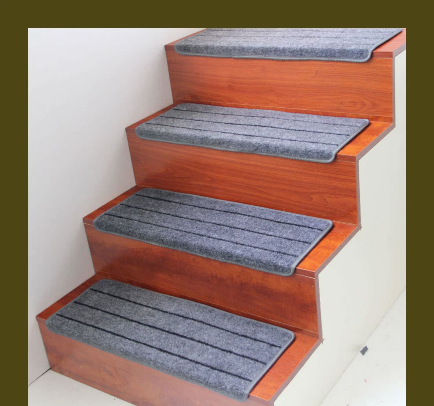 Chống trượt pad hộ gia đình bằng gỗ cầu thang bước pad tự dính keo miễn rắn cầu thang cửa hàng thảm cho thảm cầu thang có thể được tùy chỉnh - Thảm thảm trải giường