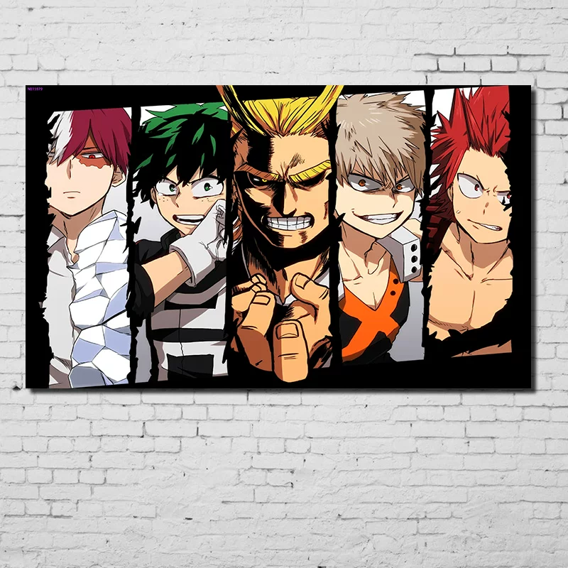 Плакат в стиле My Hero Academia: Little Hero, настенный стикер-панно для стены в комнате, общаге
