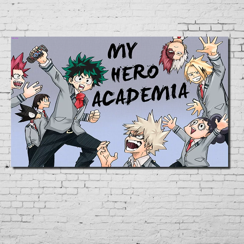 Плакат в стиле My Hero Academia: Little Hero, настенный стикер-панно для стены в комнате, общаге
