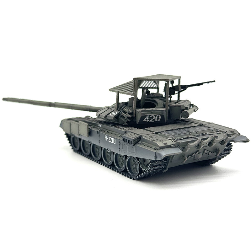Char T-72B3 Avec Cage Anti-Javelin - Maquette Résine 1/50 - Modèle Imprimé 3D