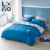 LOVO Viking Carolina tấm dệt bông bông chăn giường ngủ ở một gia đình bốn trẻ em phim hoạt hình A Dream - Bộ đồ giường bốn mảnh bộ ga gối Bộ đồ giường bốn mảnh