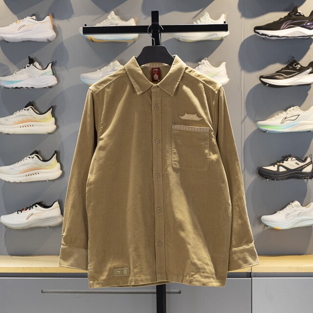 Li Ning casual shirt pure cotton comfortable