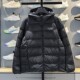 Li Ning warm hooded short men's down jacket