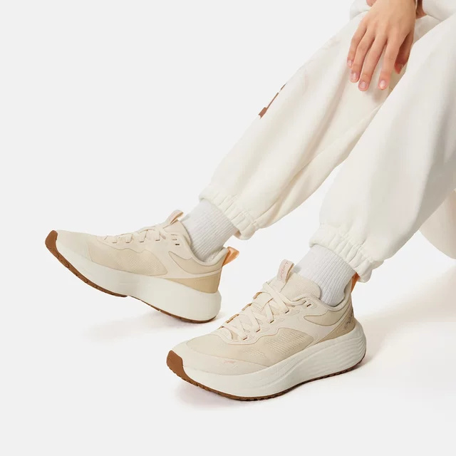 Li Ning cushioning women's lace-up SOFT casual shoes