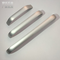  Simple thickened and extended space aluminum European-style handle Drawer cabinet Cabinet handle Wardrobe door Wine cabinet door handle