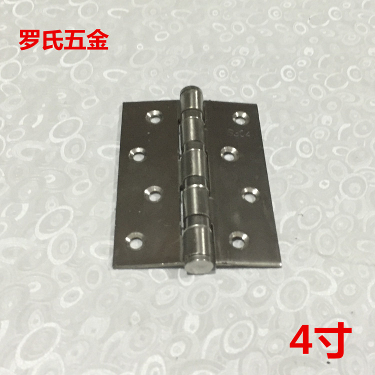 Stainless steel 4 bearings flat hinge 4 inch 5 inch 3 0 thick 2 5 thick 2 0 thick wooden door door hinge integral cabinet hinge
