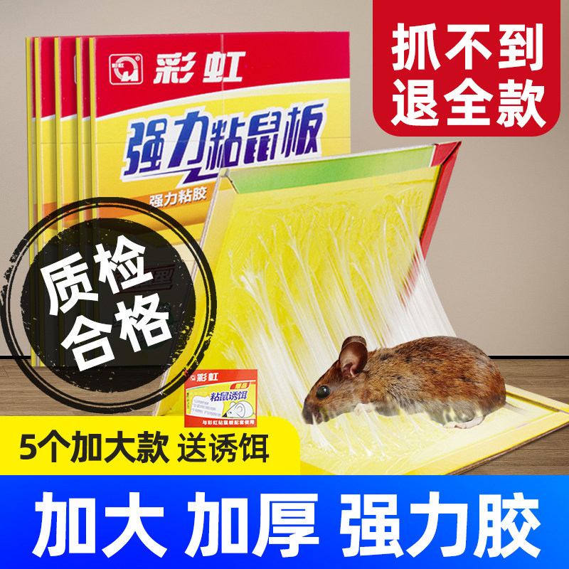 Rainbow Mouse stickers with powerful sticky rat plate thickened home mousetrap Killer Rats Stickers One Nest End Big Flagship Store