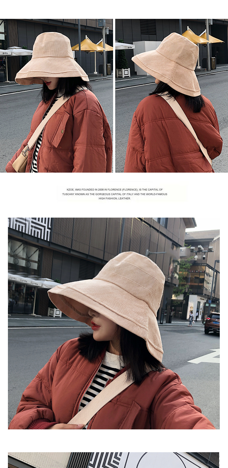 Chapeau pour femme COLOMO en Velours cotele - Ref 3234522 Image 21