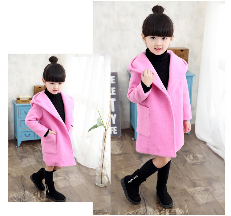 Manteau pour fille en laine - Ref 2161693 Image 12