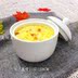 Tai gốm trắng tinh, nước, hầm, mực, vây, tráng miệng, hầm, thuốc bổ, thuốc, trứng hấp, khách sạn, bộ đồ ăn, súp dĩa nhỏ Đồ ăn tối