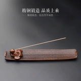 功德坊 Линия ароматная ароматная печь Pure Copper Lotus Leaf Creative Horizontal Sandalwood Agarwood печь чайная церемония гостиная украшения