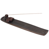 功德坊 Линия ароматная ароматная печь Pure Copper Lotus Leaf Creative Horizontal Sandalwood Agarwood печь чайная церемония гостиная украшения