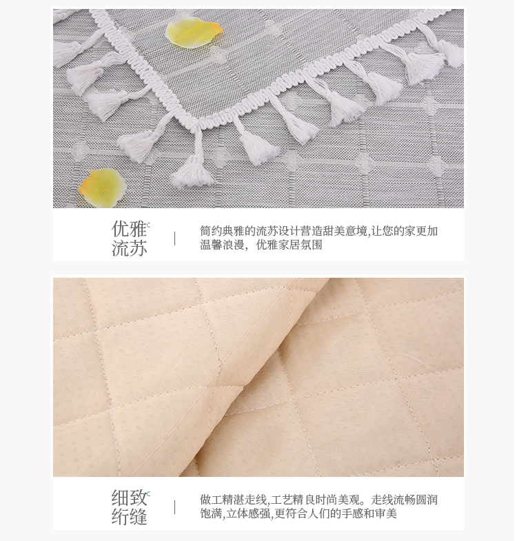 Ấn tượng Bắc Âu đơn giản bàn cà phê bìa bàn vải dày khăn trải bàn vải bàn cà phê bàn ​​cạnh giường vải vải bụi khăn trải bàn màu đỏ