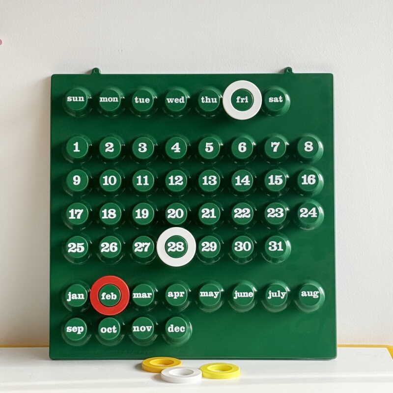 Chea Wea 2025 DIY Ring Calendar Perpetual Calendar Ring Personalized Desk Calendar Creative Replica Decorative Desk Calendar