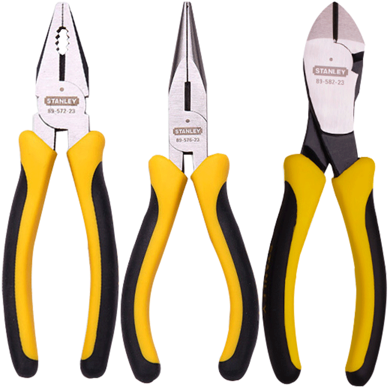 Stanley vise German professional mouth pliers steel wire pliers inclined nose pliers pliers multi-functional inclined mouth pliers