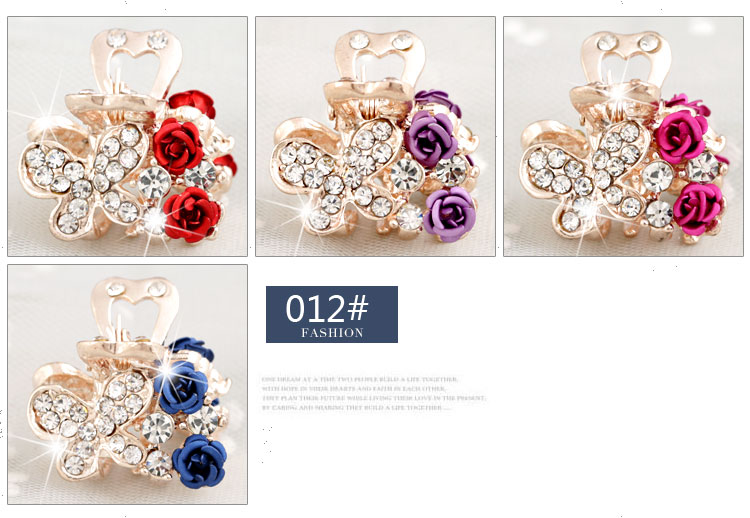 Hàn Quốc tóc nhỏ clip đầu clip nhỏ clip bangs clip rhinestone tóc bắt tóc thẻ kim cương phụ nữ mũ nón phụ kiện tóc người lớn dây buộc tóc