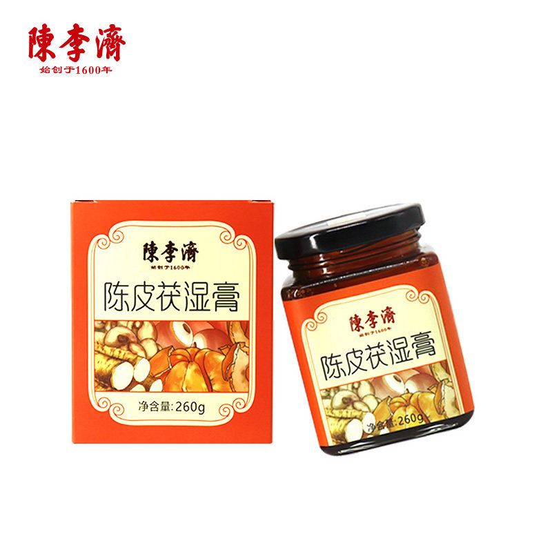 (6 Bottles) Chen Liji Chen Pi Fu Shi Cream Fu Shi Qian Shi Yam Coix Seed Tea Poria 260gx6