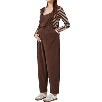Autumn and winter pregnant women's no-take-off overalls and trousers