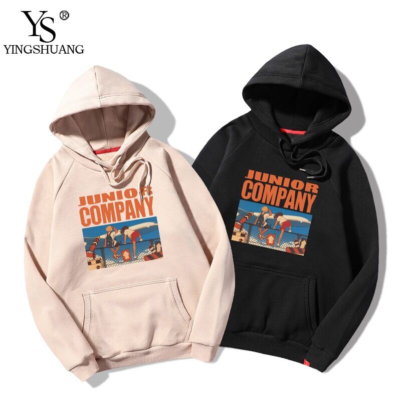 ins韩版印花加绒加厚卫衣女明星款宽松2018新