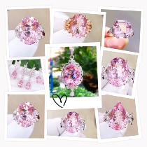 Morgan Stone Natural Gem Cherry Blossom Pink Live Link