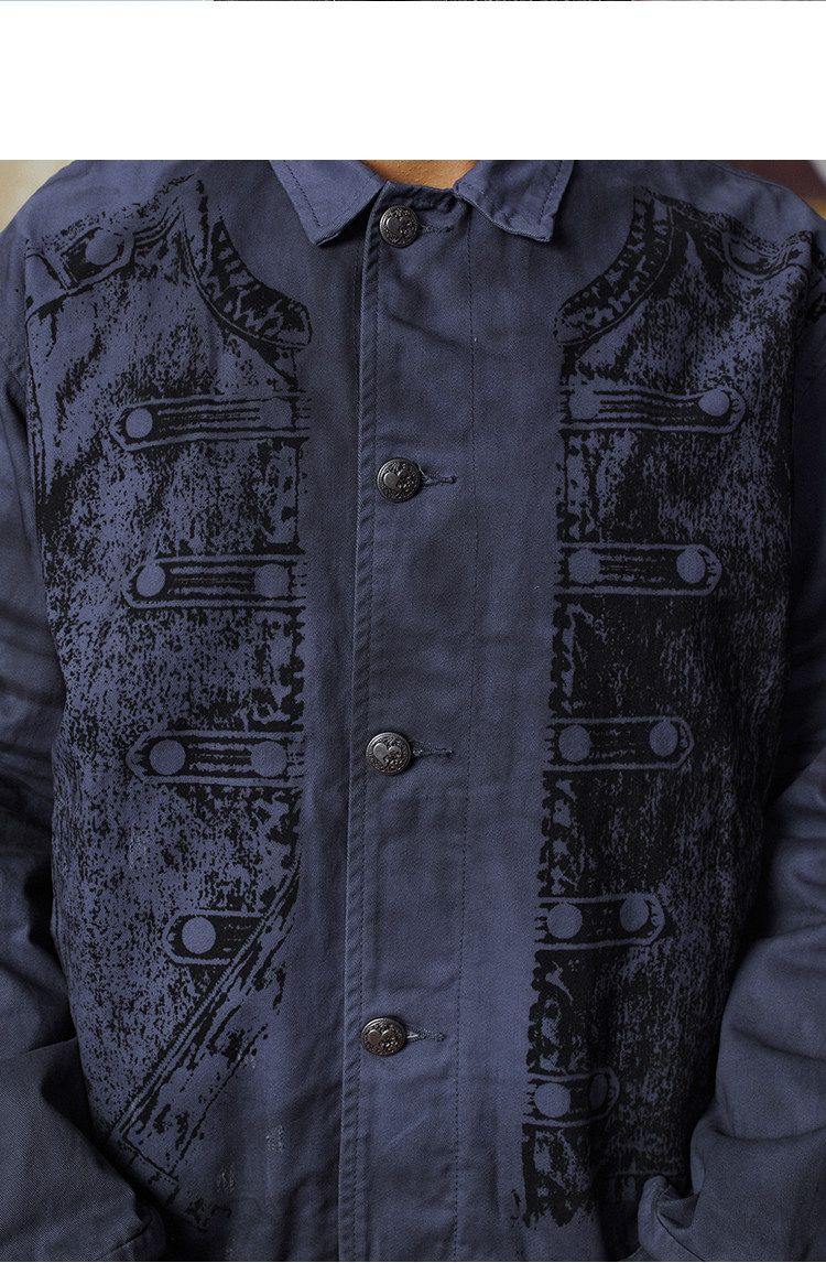 YADcrew Washed Blue Cropped Jacket