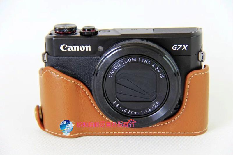 G7x mark2 cho Canon túi máy ảnh camera trường hợp G7X2 G7x ii da cơ sở G7x mark II - Phụ kiện máy ảnh kỹ thuật số balo máy ảnh canvas