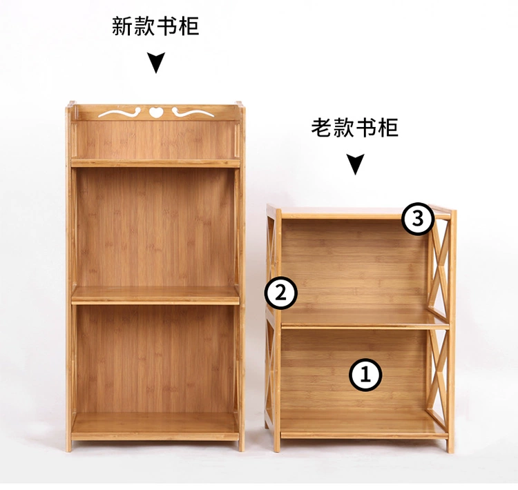 Tủ sách Giá sách đơn giản cho học sinh hiện đại của trẻ em Tủ sách gỗ Kết hợp nhiều lớp Kệ đơn giản Hạ cánh Giá sách nhỏ - Kệ kệ trang trí treo tường