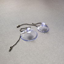 No Trace High strong suction cup metal chain plush toy DIY suction cup tile glass suction cup car hanging decoration