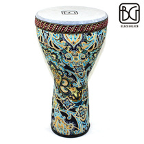  BLACK GOLDEN BG colorful fabric 8 inch African drummer drum Orff early education children