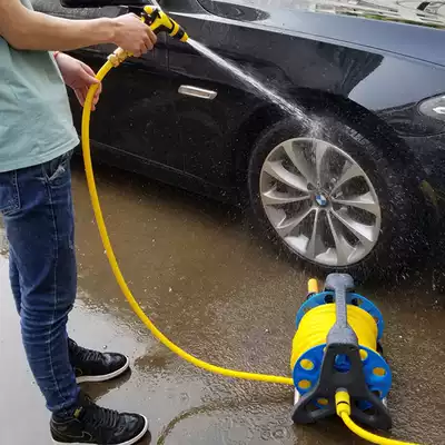 Car high pressure car wash water gun water pipe storage shelf hose Grab watering artifact Household tool set