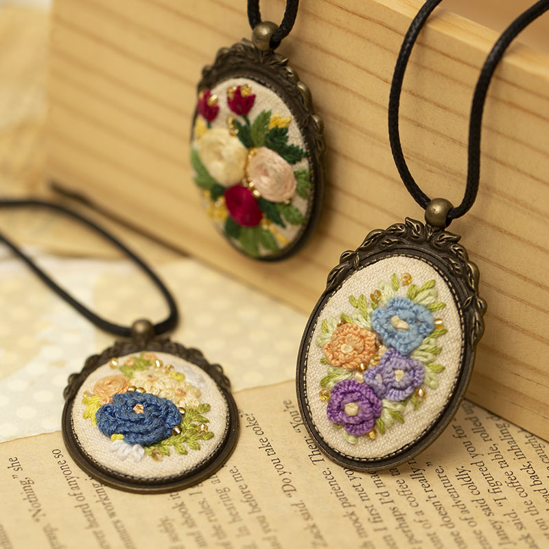 Fangyangban Clothing Embroidery DIY Handmade Peace Charm - Thumbnail 5