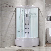 (white customized) Conlida bathroom integral shower room rectangular steam with bathtub arched bath room