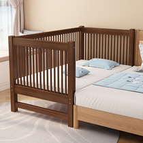 Beech Solid Wood Children Bed Splicing Bed Baby Bed Bed Baby Bed Width Bed High Fence Young Customized