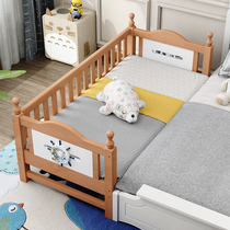 Solid wood childrens baby small bed splicing widened big bed crib side widened artifact widened bed splicing bedside