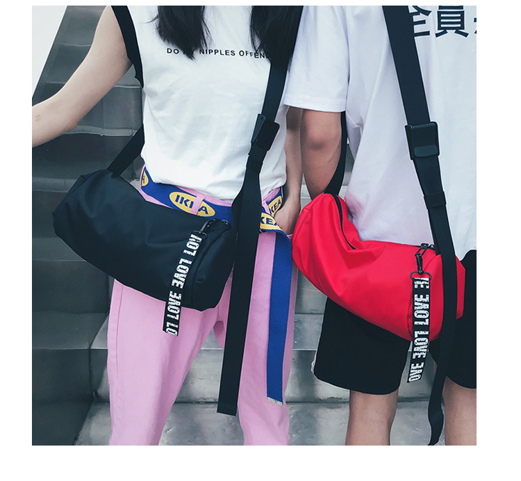 Thời trang đường phố hip hop gió vai chéo nhỏ ba lô trống nam và nữ giản dị đơn giản ngoài trời túi đeo vai sóng mới - Túi của con người cặp laptop