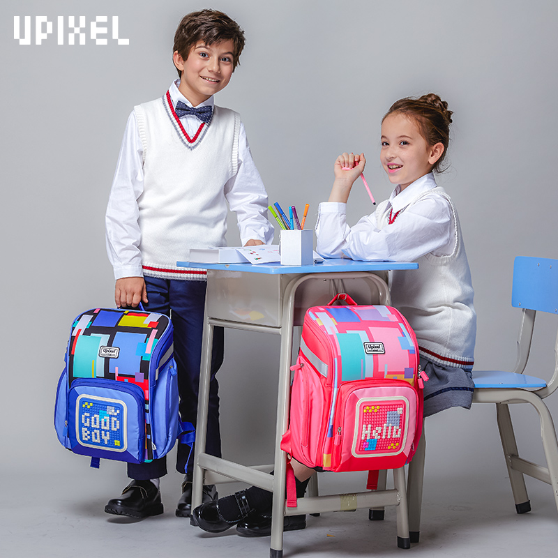 UPIXEL CHILD PROTECTION RIDGE REDUCTION BAG BOYS ELEMENTARY SCHOOL BOYS ONE TO THIRD GRADE FEMALE DECOMPRESSION ULTRA LIGHT AND LIGHTWEIGHT LARGE CAPACITY