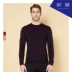 Áo len OUHTEU Ou Duo cổ tròn sọc đỏ cashmere kinh doanh nam tiêu chuẩn A phiên bản 19OC7 mùa thu - Áo len Cashmere Áo len Cashmere