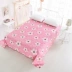 Tấm bông hoạt hình đơn mảnh 1,2m / 1,0m giường đơn học sinh bông 1,5m1,8 mét giường đôi ga trải giường 2mx2m2 Khăn trải giường