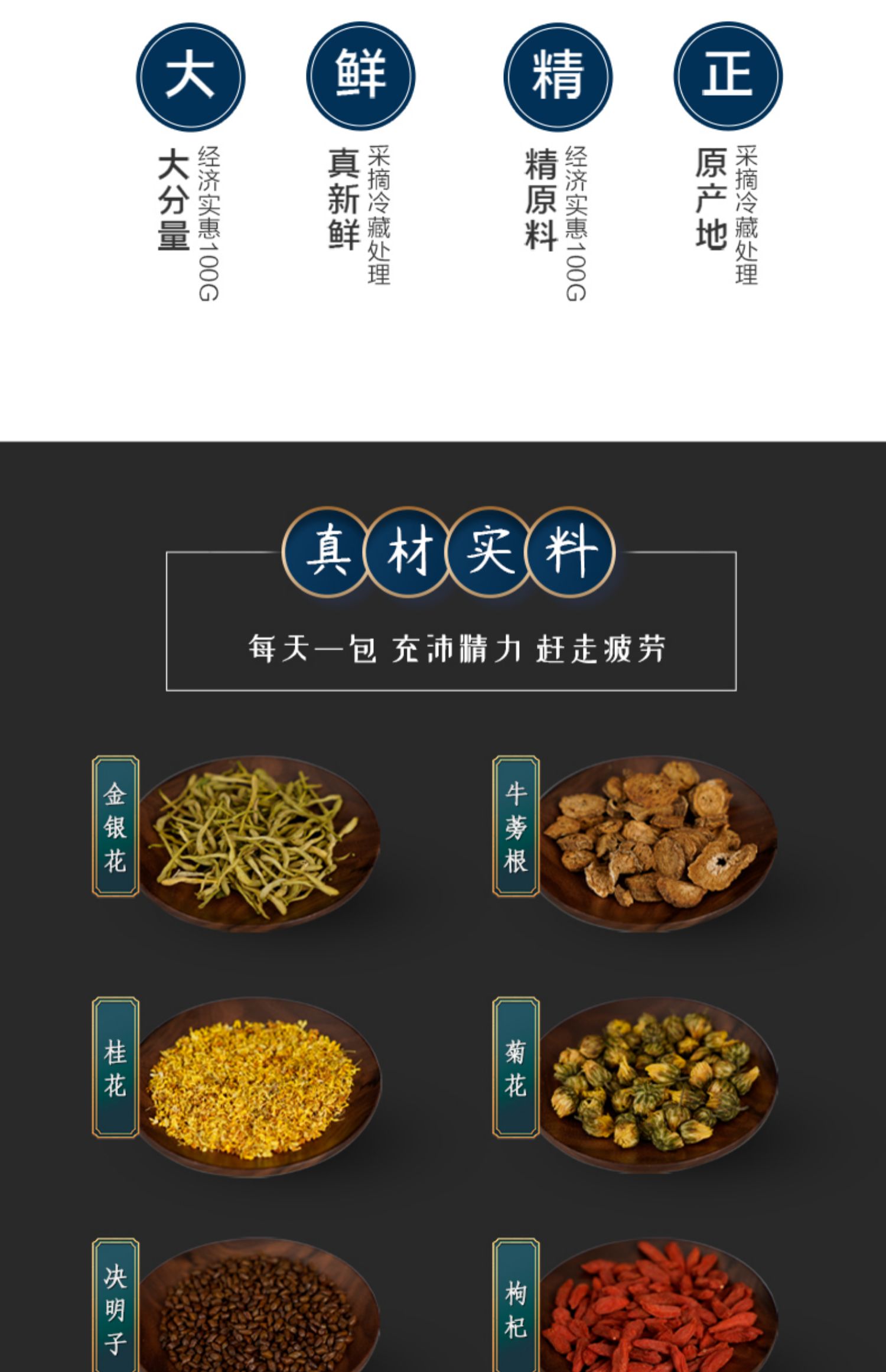 【稳定签到】菊花决明子花茶茶包10包