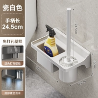 [Белый] Щетка для унитаза Dan Bing [с полкой для хранения]