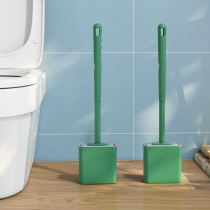 Toilet brush no dead corner household non-perforated washing toilet brush wall drain toilet long handle silicone brush set