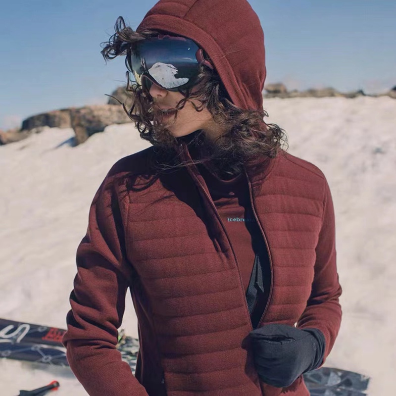 New Zealand Imported 100% Merino Wool Mirdura Autumn and Winter Outdoor Cold-Proof and Warm All-Wool Jacket for Women
