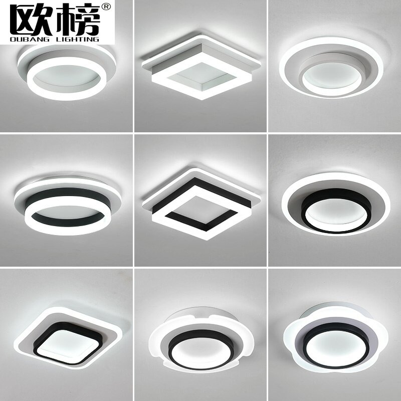 Hallway Walkway Light Entrance Hall Lights Entrance Door Xuan Guan Guan Lights Brief Modern Nordic Net Red Pops Balcony Small Lamps