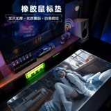 Большой ноутбук, клавиатура, герои, игровой настольный коврик