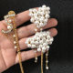 ເປັນມືອາຊີບ Armasite 2023 chain pearl corsage women's tassel cloud suit brooch high-end design accessories