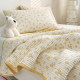 There is attitude, pure cotton bed cover, three-piece set, cotton quilted tatami thickened sheet, non-slip, machine washable, all seasons