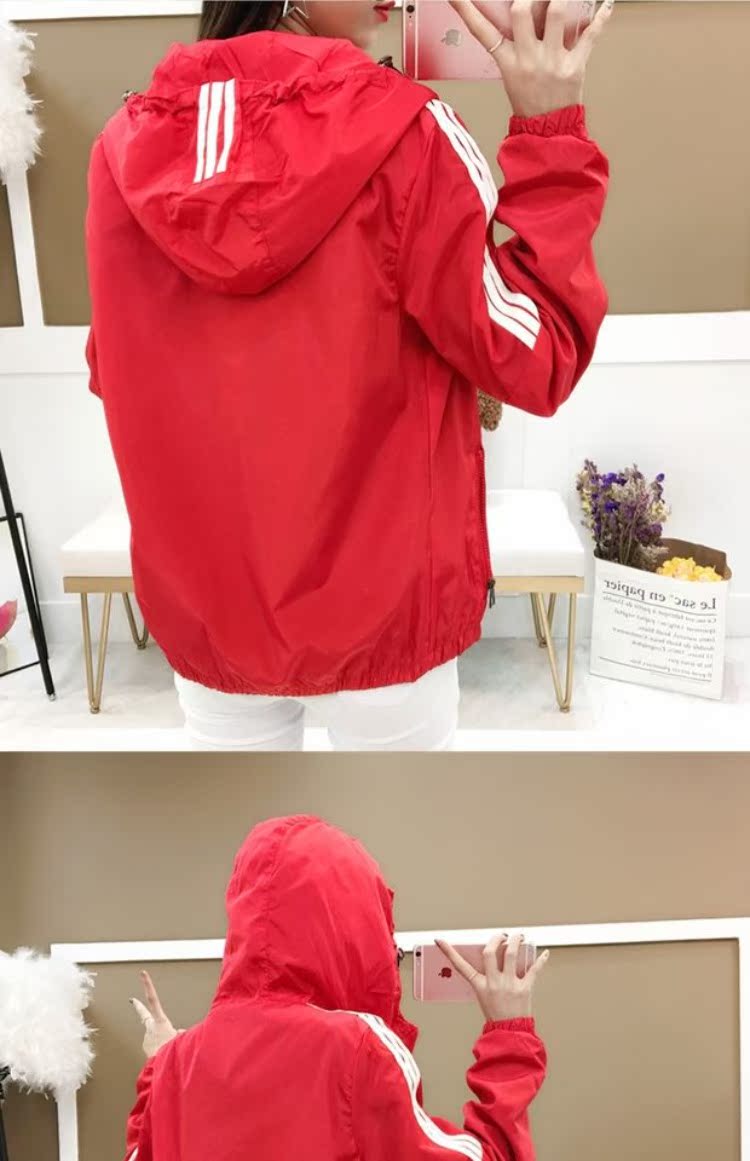 Mùa xuân và mùa thu mới áo khoác nữ phiên bản Hàn Quốc của các sinh viên dài tay hoang dã bf phong cách Harajuku vài chiếc áo sơ mi mỏng quần áo nữ mùa hè đẹp