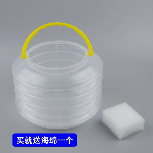 Ведро, пластиковая гуашь, мел, акварель, мелки, акрил, кисть, стаканчик для мытья кистей